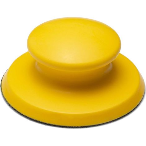 Bloque de lijado con sistema de velcro, almohadilla de lijado de densidad suave – 125 mm (1/2)