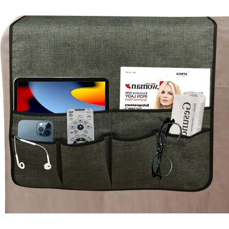 rangement antidérapant pour télécommandes TV - Pour magazines, tablettes, téléphones, lunettes (1/5)