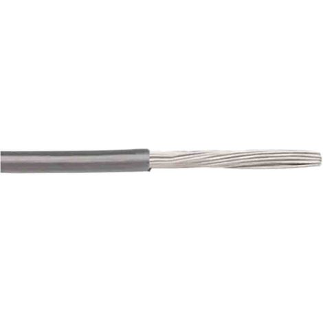 Fil de câblage électrique RS PRO, 1,3 mm², Gris, 16 AWG, 30.5m, 600 V ( Prix pour Bobine de 30 Mètres )