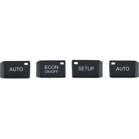4-teiliges Set Abdeckungen für die Bedienelemente der Klimaanlage für Audi A6, C6, S6 und Avant