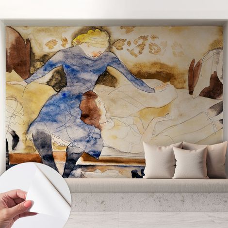 Carta da parati adesiva - lavabile - decorazione murale - per cucina - pellicola decorativa Tranquillità femminile 208x146 cm (1/5)