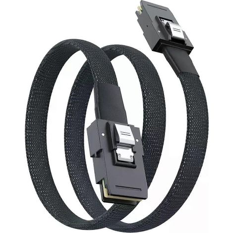 Câble SAS/SATA Mini-SAS SFF-8087 vers SFF-8087, câble Mini SAS SFF8087 36 broches/7 broches, 12 Gbit/s, 50/60/70/80/1 cm, pour disque dur Data-JXLGV (1/4)