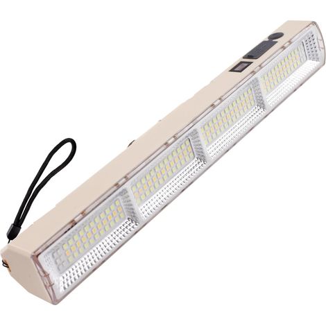 Lampe de Travail Rechargeable 32cm, Lampe de Poche 5 Modes Baladeuse LED avec Base Magnétique et USB rechargeable pour Garage tente Auto Camping Urgence jardin cour (1/5)