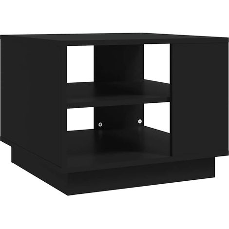 Maison Exclusive - Tavolino da Salotto Nero 55x55x43 cm in Truciolato (1/5)