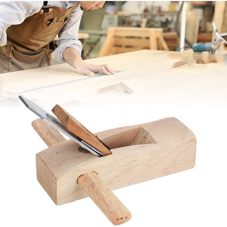 rabot à main, rabot à pousser, coffret d'outils de menuisier, rabot à bois domestique (petit rabot à faire soi-même) (1/5)