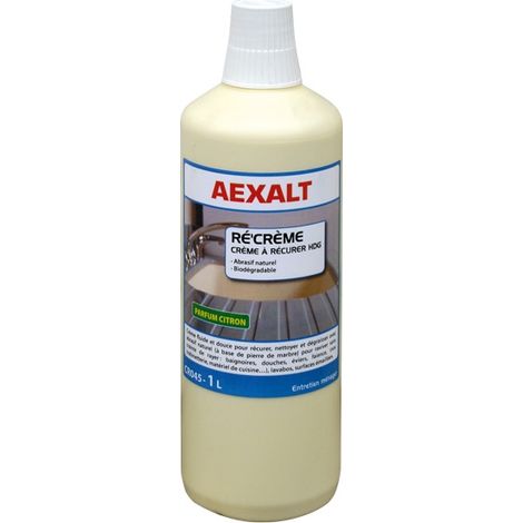 Crème nettoyante dégraissante RE'CREME - 1 L - parfum citron - AEXALT