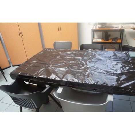 Housse de plateau de table - NOIR L 240 x P 100 x H 10 cm TITANIUM® (1/4)