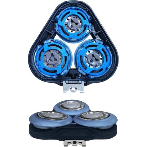 1 Tête De Rasoir SH50 Compatible Philips Série 5000 6000 Boîtier Rond Rasage Humide Sec Avec Brosse Nettoyage-DOU (1/4)