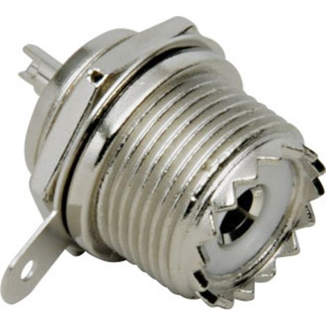 TRU COMPONENTS  1579410 UHF-Steckverbinder Buchse, Einbau vertikal 50 Ω 1 St.