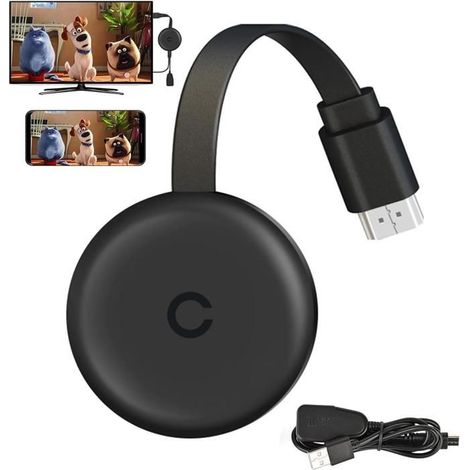 Adaptateur HDMI sans fil 1080P compatible Android Windows Mac écran projecteur (1/5)