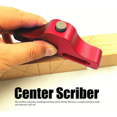 Outil de traçage et centrage ZX-1 pour menuisier, règle d'alignement pour bois, marquage de lignes (1/5)