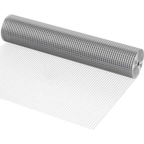 Grillage Galvanisé 1/2 pouce, 36x50 pieds, calibre 19, rouleau de treillis métallique pour cages, jardin et petits rongeurs. (1/5)