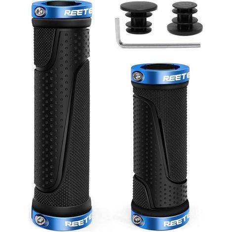 Ergonomische Fahrradgriffe mit Doppelverriegelung für 22,2 mm Lenker (1/5)
