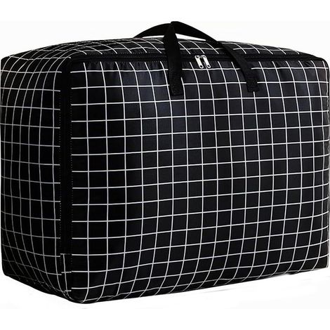 Grand Sac de Rangement, Housse Rangement Couette Vetement Sac Demenagement Sous Lit Penderies Organiseur Pliable épais (1/4)