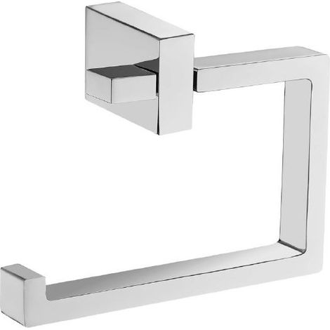 Dérouleur papier toilettes mural GAMMA en laiton chromé 12,8 x9,8 x5 cm (1/2)