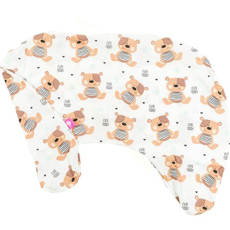 BabyUniverse Stillkissenbezug, klein, 100 % Baumwolle – Teddybär (1/4)