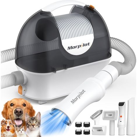 1 Aspirateur Poil De Chien, 12000Pa Puissance, Bac 3L, 5 Outils Toilettage, Pour Chiens Et Chats (1/5)