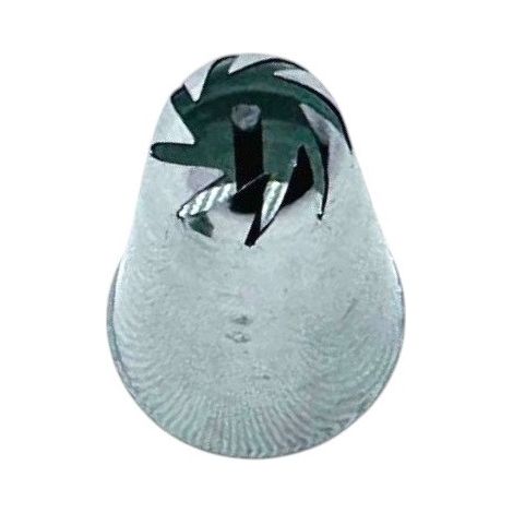 Thermohauser bocchetta fiore spirale acciaio inossidabile 10 mm (1/3)