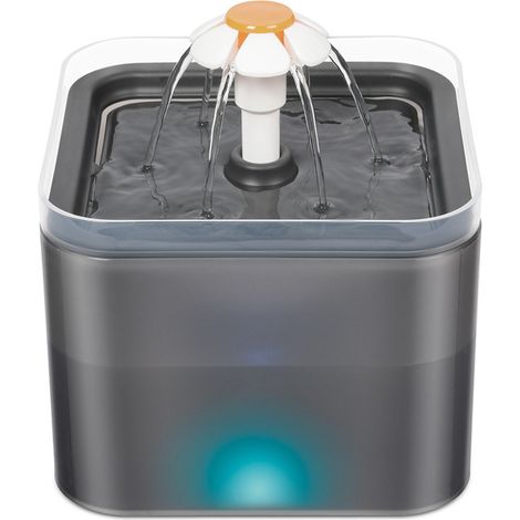 Fontaine à eau automatique à LED 2L pour chats et animaux domestiques (1/4)