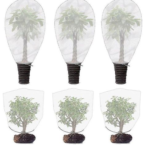Filet anti-insectes de jardin, protection pour plantes avec cordon de serrage, filet anti-oiseaux, couverture pour arbres adaptée aux plantes, fruits, fleurs et légumes. (1/5)