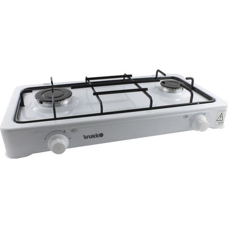Cocina portátil a gas - 2 fuegos