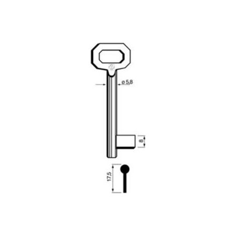 Chiavi Silca Patent 5012 Passepartout Lunga Bronz - 5 Pz