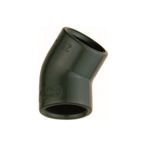 Coude 45° PVC femelle à coller Unité   63mm   Unité (1/2)