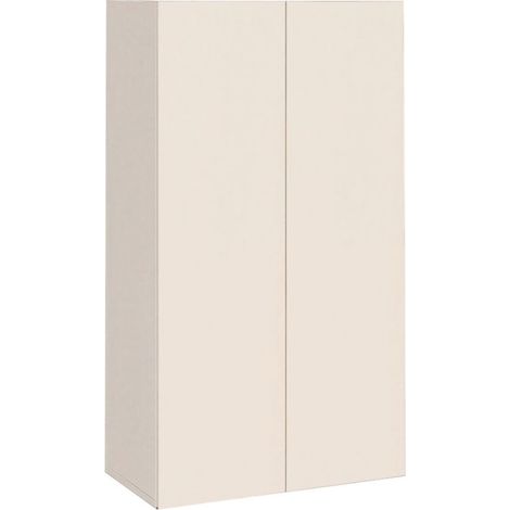 Meuble à chaussures 2 portes laqué beige poudré - PAVEL (1/5)