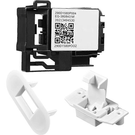 WH01X27954 Interrupteur de verrouillage du couvercle de lave-linge WH02X24399 Gâche de verrouillage du couvercle de lave-linge WH01X24381 Cadre de verrouillage du couvercle de lave-linge pour GE Point (1/5)