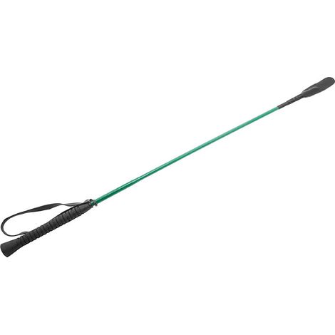 Giallo - Frustino lucido per equitazione con manico antiscivolo lunghezza 65 cm
