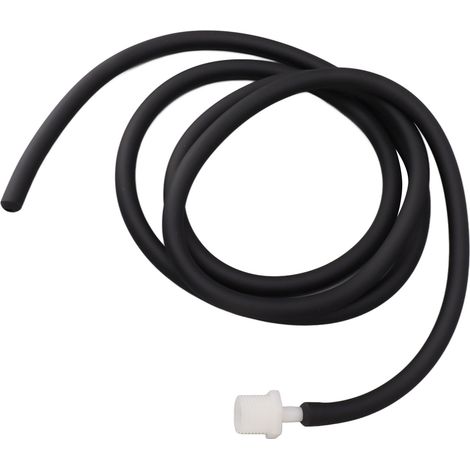 Kit de lavement portable et réutilisable en silicone, tube de lavement pour douche, pour le nettoyage anal, colique et vaginal, noir, 150 cm / 59,1 pouces