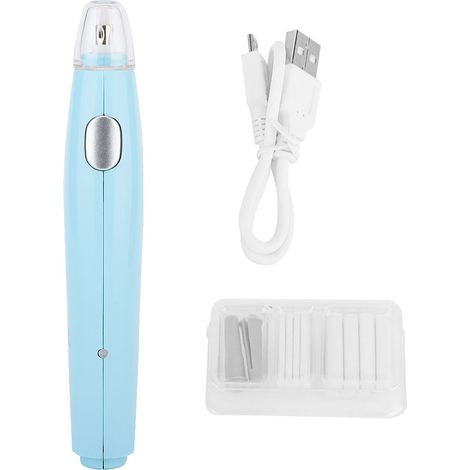 Gomme rechargeable USB rose avec 16 recharges, pratique et électrique (1/5)
