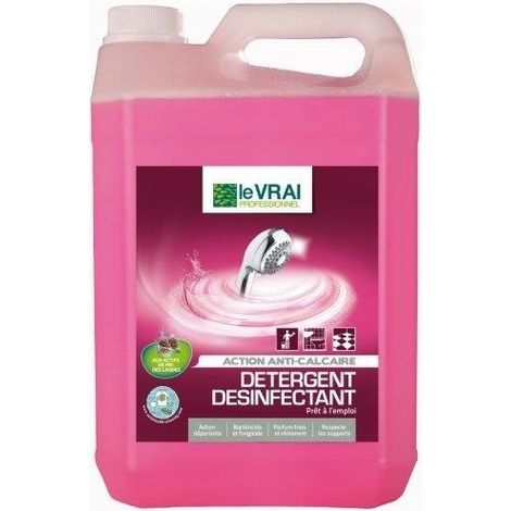 Détergent Désinfectant Sanitaires Bidon 5L - Action Pin
