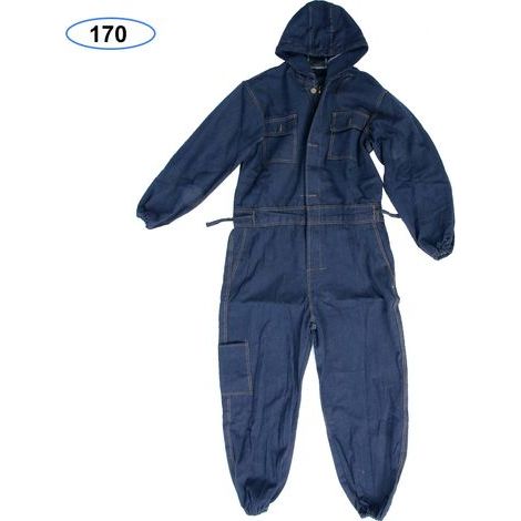 Denim-Overalls, Elektroschweißer-Overalls, Arbeitskleidung, Arbeitskleidung für Autoreparaturen (170) (1/5)