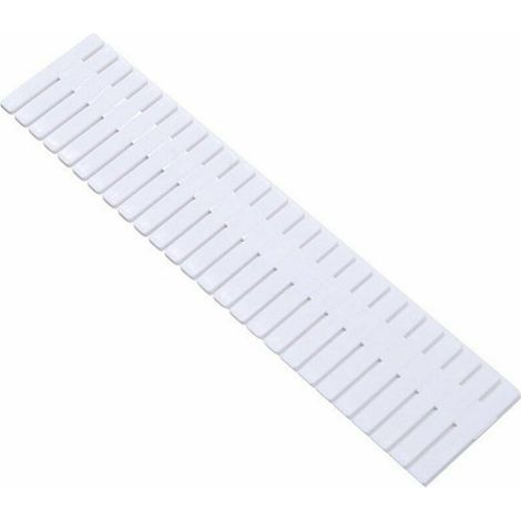 4 Pièces Réglable Tiroir Diviseur Stockage Chaussettes Sous-Vêtements Cravate Écharpe Bijoux Stockage Organisateur (Blanc) (1/5)
