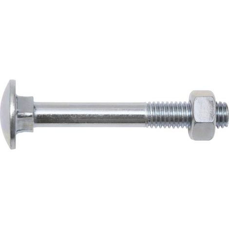 SWG 223 6 80 67 Vite di bloccaggio 6 mm 80 mm Quadrato DIN 603 Acciaio zincato 25 pz.