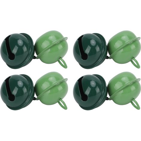 20 Stück Jingle Bells, Armeegrün und Dunkelgrün, robuste, umweltfreundliche Metall-Weihnachtsglocken für Partys, Hochzeiten und Weihnachten (1/5)