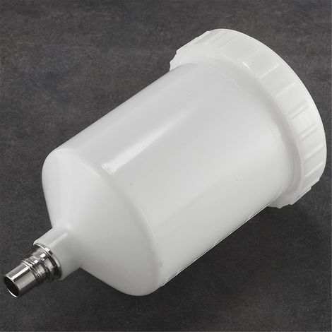 Lot de 3 godets de peinture HVLP en plastique de 600 ml pour pistolet à peinture SATA, connecteur de godet et pistolet à peinture Jet. (1/5)