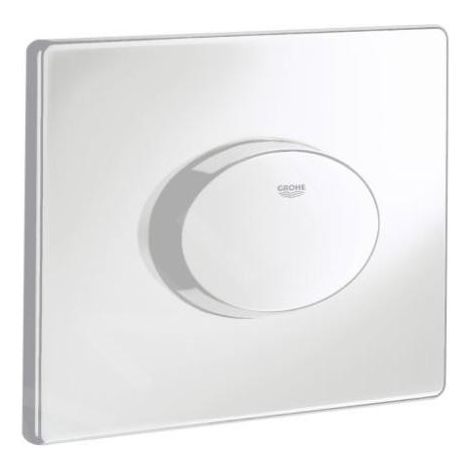 Commande de chasse d'eau Skate Air 38565, 1 unité, horizontale, blanc alpin (1/3)