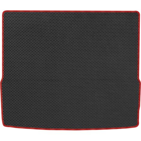 Alfombrilla de maletero de EVA para Ford Focus II Kombi (2004-2011), revestimiento tipo panal - NEGRO (1/5)