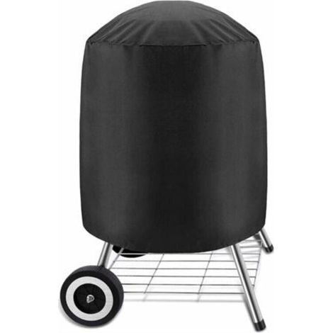 Housse imperméable pour Barbecue -Rond Housse Barbecue,Housse Barbecue Étanche en Tissu Oxford 210D -Housse de Protection Anti-Ultraviolet pour BBQ(58x77cm) (1/4)