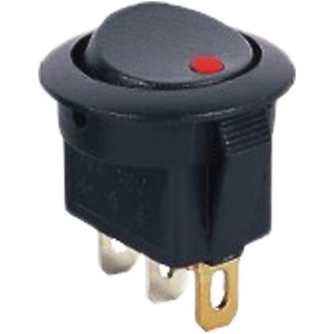 Wippschalter 6,5 A 250 V mit Kontrollleuchte
