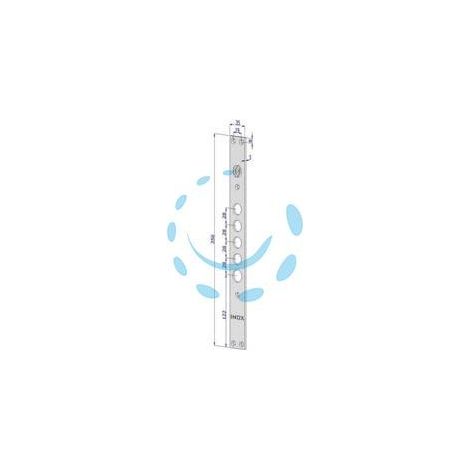 FRONTALE P/SERRATURE PORTE BLINDATE IN ACCIAIO INOX INT.28 FR2500 - (FR2500XAI28)