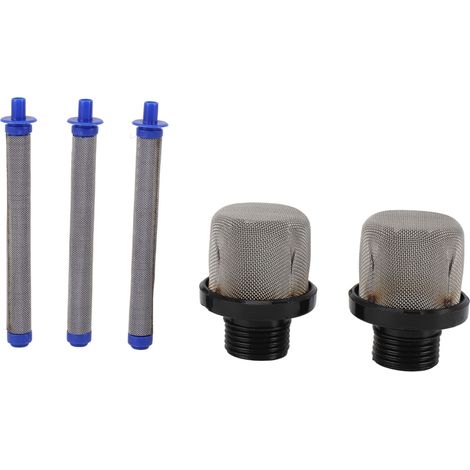 2PCS Filtre d'Aspiration et 3PCS Kit de Filtres pour Machine à Peinture Airless, Lavables et Réutilisables, Pièces de Rechange pour Pulvérisateur (1/5)