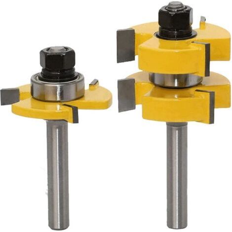 Set de couteaux 2 pièces, bois, 8 mm, jaune/argent (1/5)