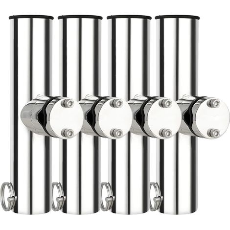 1 Support canne, Acier inoxydable SUS316, Anti-rotation, Réglable, Pour bateau et kayak (1/5)