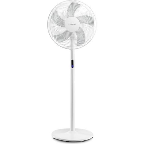 TROTEC Ventilatore a Piantana TVE 24 S - 48W, 8 Velocità, Ø 40 cm, Oscillante 80°, Altezza Regolabile, Telecomando, LED (1/5)