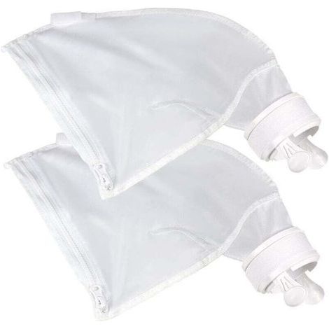 Lot de 2 Sacs de Rechange en Nylon à Fermeture Éclair pour Nettoyeur de Piscine Polaris 280 et 480 (1/4)