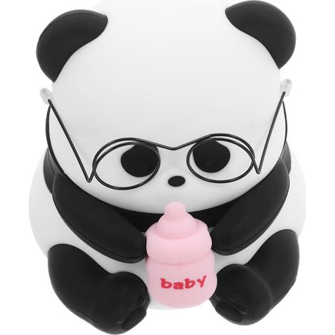 Veilleuse Garçon Fille Panda Silicone Douce et Rechargeable (1/5)