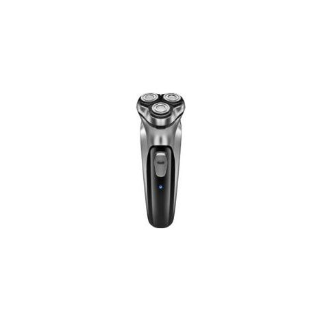 Rasoir électrique pour homme, rechargeable, humide et sec, avec têtes rotatives 3D, écran LCD, portable pour la maison et la salle de bain
